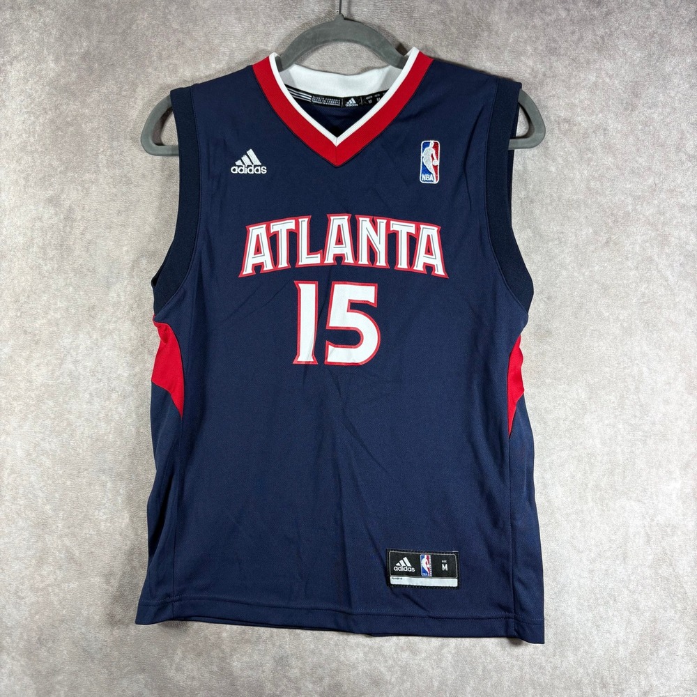 Adidas Al Horford Atlanta Hawks #15 Basketball Jersey Kids Size‎ Medium Blue NBA